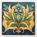Search for art nouveau coasters Yellow