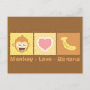 Search for cute monkeys postcards Cartoon monkey