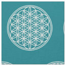 Search for sacred geometry fabric Flower of life