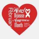 Search for month of february stickers Heart disease awareness