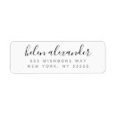 Search for gray return address labels Typography