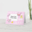 Search for bear greeting invitations Pink