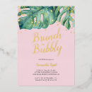 Search for pink and green bridal shower invitations Greenery