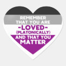 Search for asexual flag stickers Heart