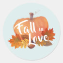Search for autumnal leaves stickers Pumpkin