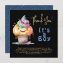 Search for modern gender reveal cards Ice cream