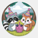 Search for squirrel birthday stickers Forest animals