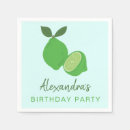 Search for lime green napkins Birthday