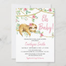 Search for sloth baby shower invitations Cute