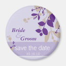 Search for purple save the date magnets Fridge