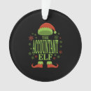 Search for funny accountant christmas tree decorations Santa claus