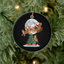 Search for cheetah christmas tree decorations Santa