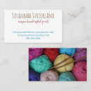Search for knitting business cards Hand crafted