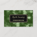 Search for glamour business cards Interior designer