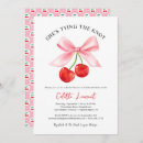 Search for cherry bridal shower invitations Pink and red