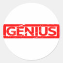 Search for genius stickers Humour
