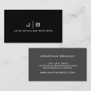 Search for car service business cards Modern