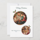 Search for 2 photo christmas cards Botanical