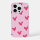 Search for hearts drawn cases Pink