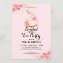 Search for elegant cake bridal shower invitations Pink