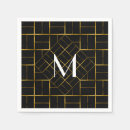 Search for geometric art deco pattern napkins Retro