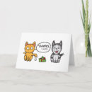 Search for cat thank you cards Dog