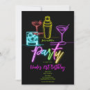 Search for neon lights invitations Glowing