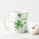 Search for four leaf clover mugs Green