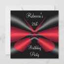 Search for red and black 21st birthday invitations Stylish