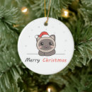 Search for kawaii cat christmas tree decorations Children