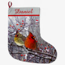 Search for cardinal christmas stockings Forest