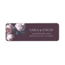 Search for moody floral return address labels Dark