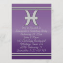 Search for pisces birthday invitations Astrology