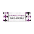 Search for argyle return address labels Preppy