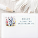 Search for westies return address labels Cute