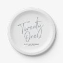 Search for 21st birthday plates Chic