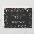 Search for black rehearsal dinner invitations Minimal