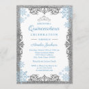 Search for snowflake quinceanera invitations Tiara