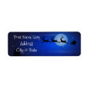 Search for sleigh return address labels Santa