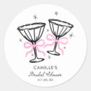 Search for pink champagne stickers Hand drawn