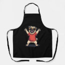 Search for funny pug aprons Weimaraner