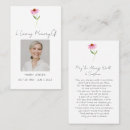 Search for death prayer cards Memorial