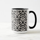 Search for black and cream mugs Pattern