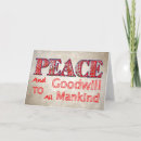 Search for goodwill christmas cards Peace and goodwill