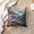 Search for japanese cherry blossom cushions Watercolor
