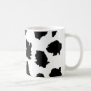 Search for black and white cow pattern mugs Farm