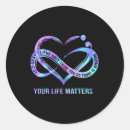 Search for life matters stickers Awareness