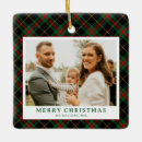 Search for tartan plaid christmas tree decorations Vintage