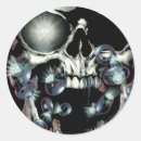 Search for colourful skull stickers Green