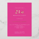 Search for rose gold 21st invitations Blush